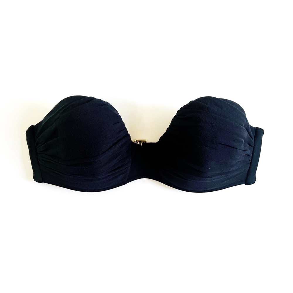 NEW La Perla swimsuit bathing suit bandeau top 42 S 34 B cup Italy
